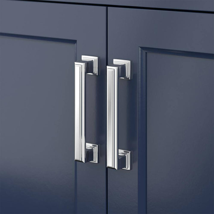 Affinity 61" Double Sink Vanity with White & Gray Carrara Marble Top - Design Element Bath Kitchen - Bathroom Vanity - White