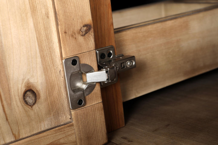 Austin 60" Vanity Base Built With Reclaimed Wood in Walnut Finish - Design Element Bath Kitchen - Bathroom Vanity -