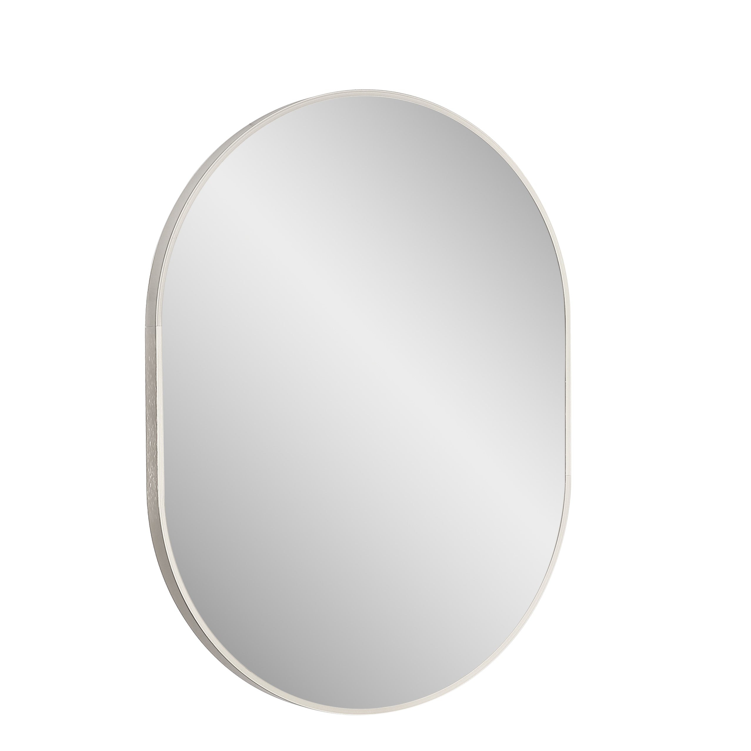 Vera Oval Vanity Mirror Metal Frame 24