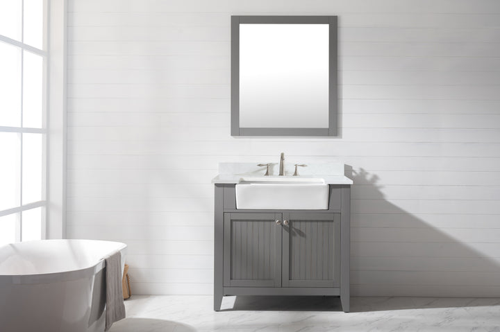 Burbank 36" Single Sink Vanity with Quartz Top