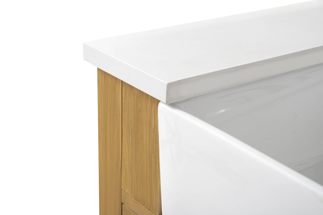Burbank 36" Single Sink Vanity with Quartz Top