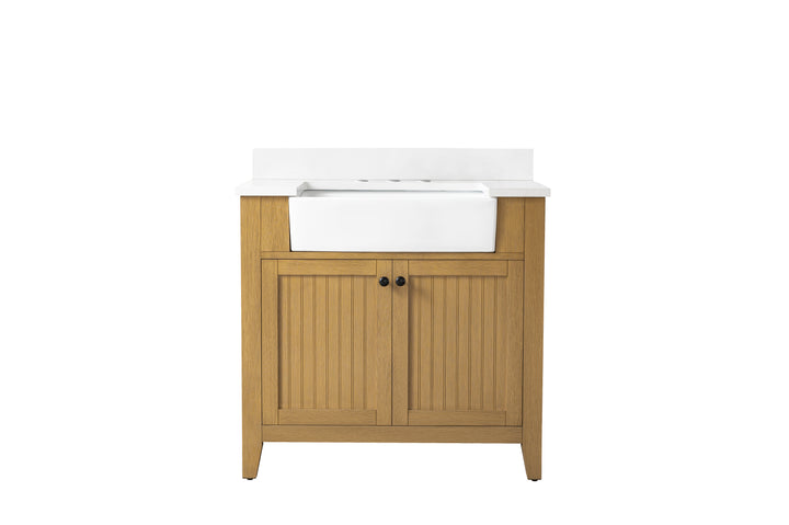 Burbank 36" Single Sink Vanity with Quartz Top