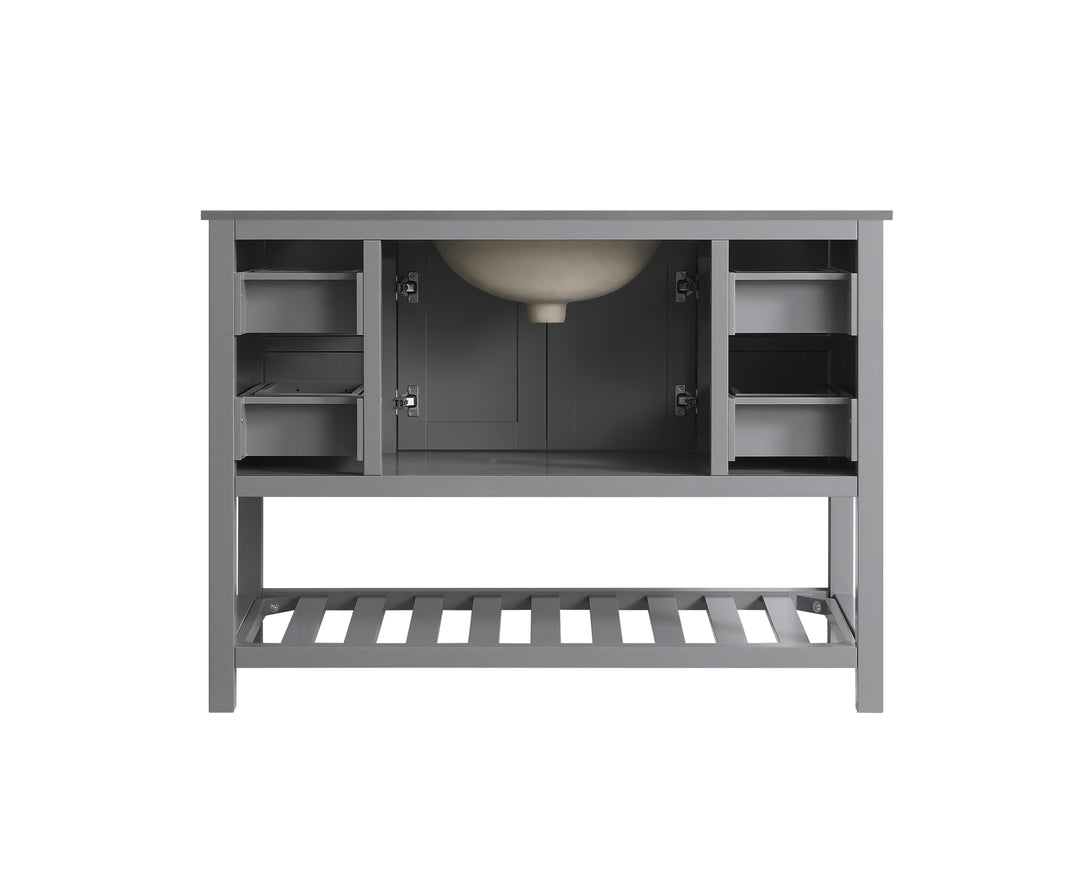Monaco 48" Single Sink Bathroom Vanity Base Cabinet without Top