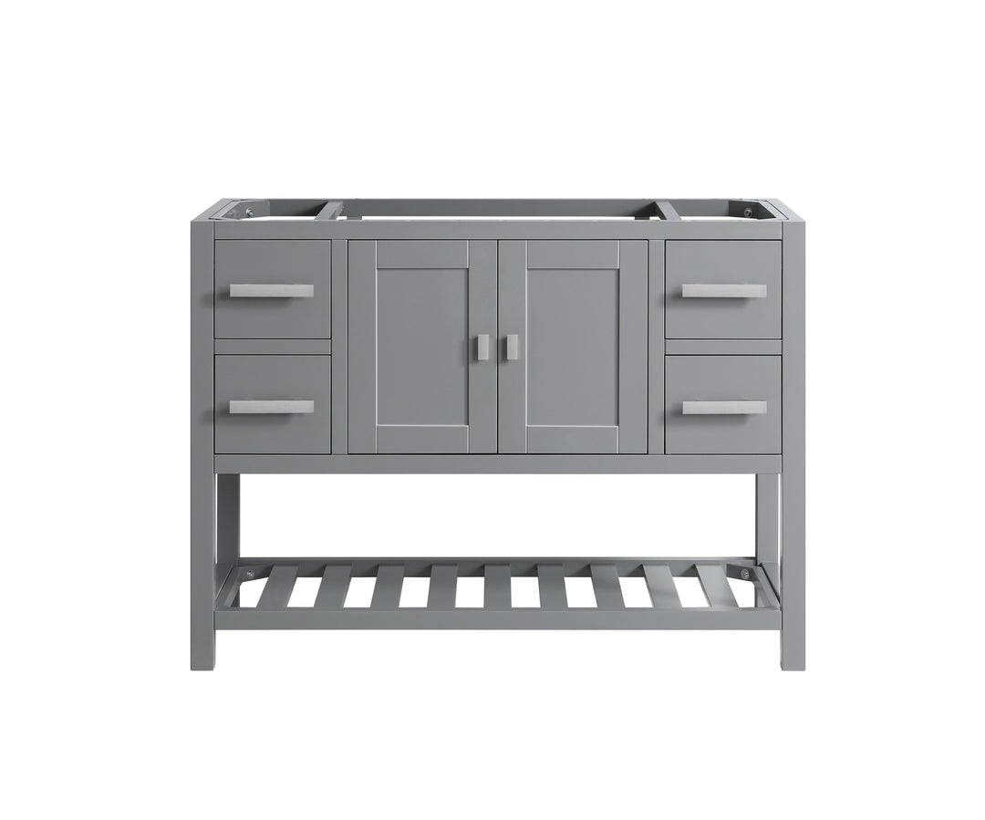 Monaco 48" Single Sink Bathroom Vanity Base Cabinet without Top