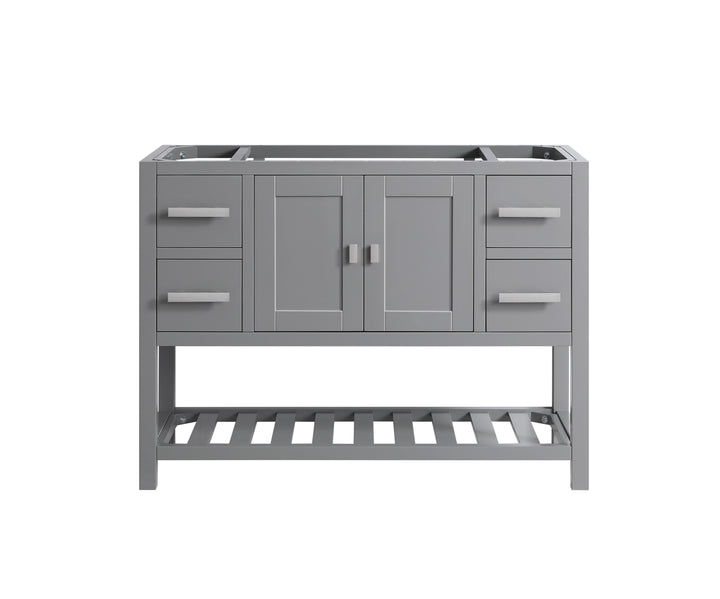 Monaco 48" Single Sink Bathroom Vanity Base Cabinet without Top