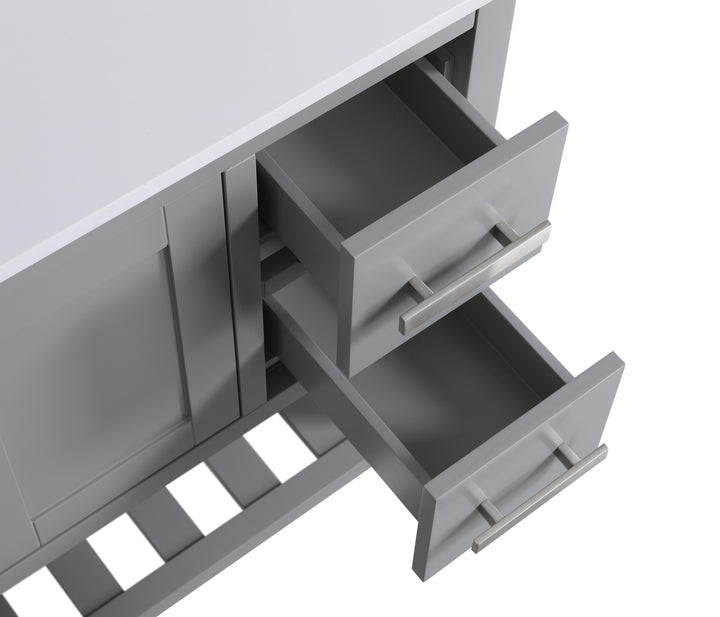 Monaco 48" Single Sink Bathroom Vanity Base Cabinet without Top