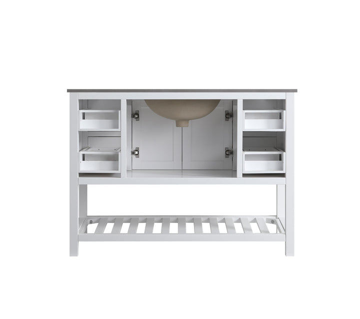 Monaco 48" Single Sink Bathroom Vanity Base Cabinet without Top