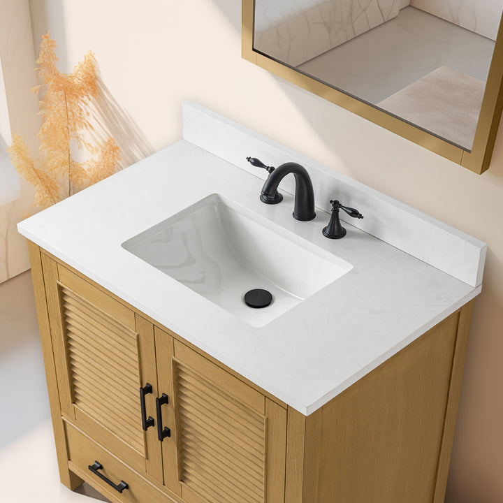 Estate 36" Single Vanity with White Quartz Top