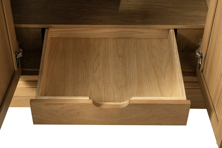 Milano 30" Single Sink Vanity with White Quartz Top