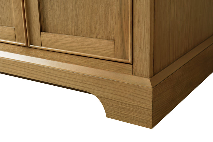 Milano 72" Double Sink Vanity with White Quartz Top
