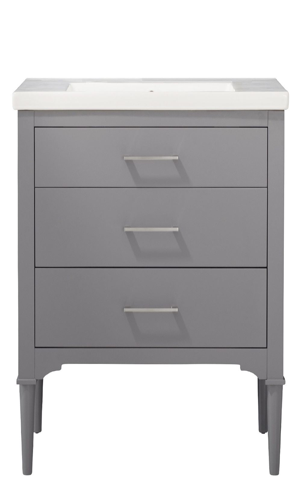 Mason 24" Single Sink Vanity with Porcelain Top