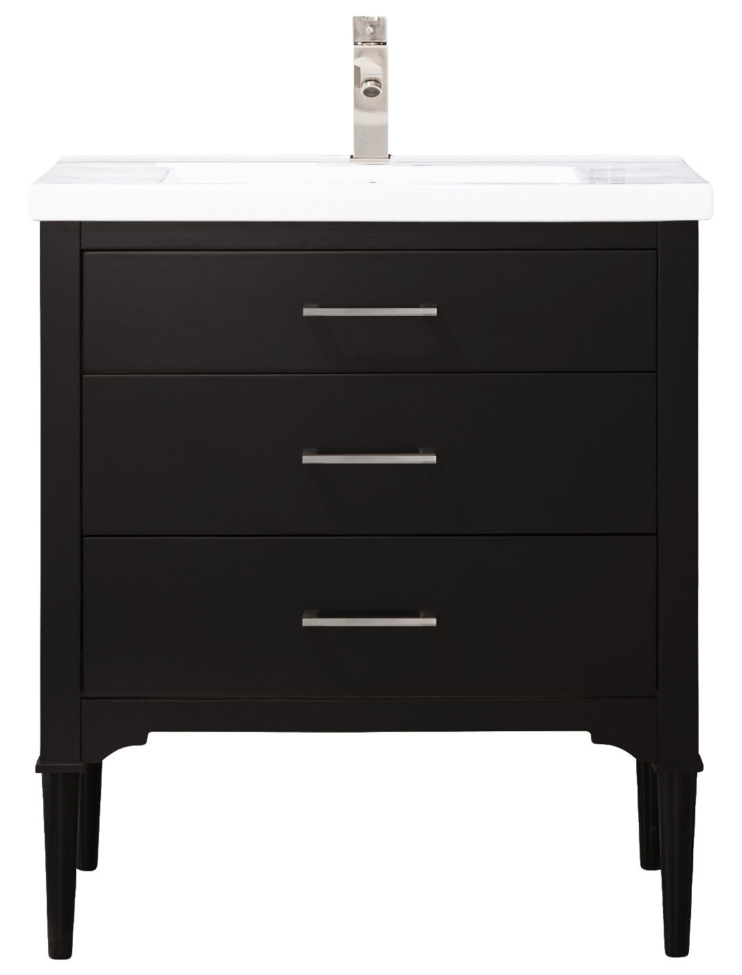 Mason 30" Single Sink Vanity with Porcelain Top