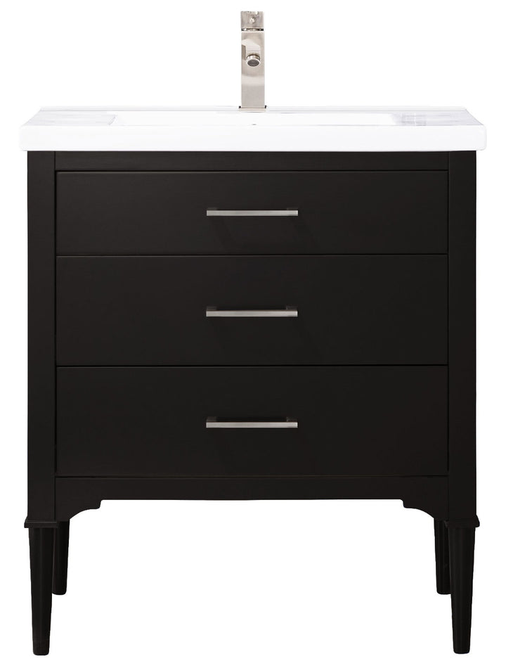 Mason 30" Single Sink Vanity with Porcelain Top