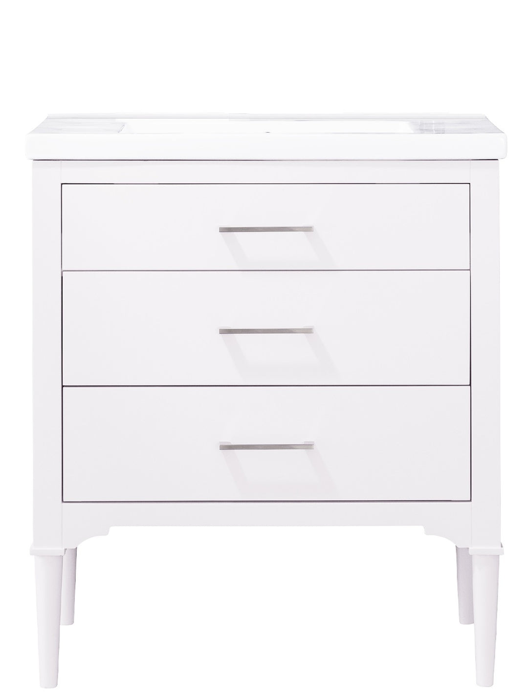 Mason 30" Single Sink Vanity with Porcelain Top
