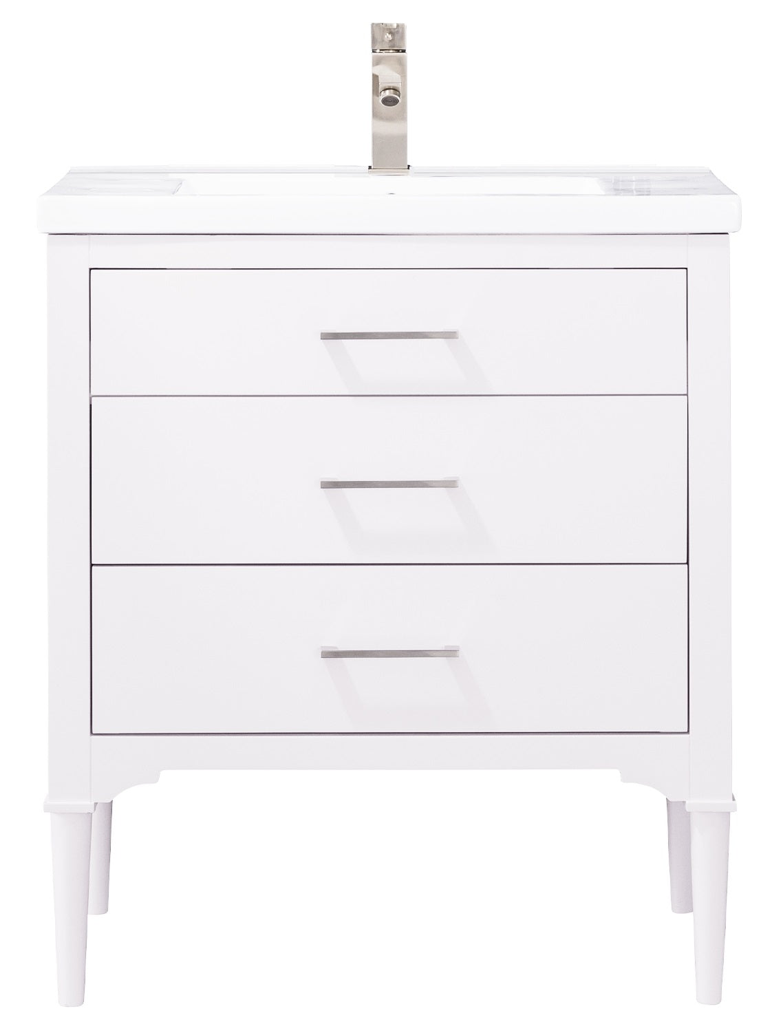 Mason 30" Single Sink Vanity with Porcelain Top