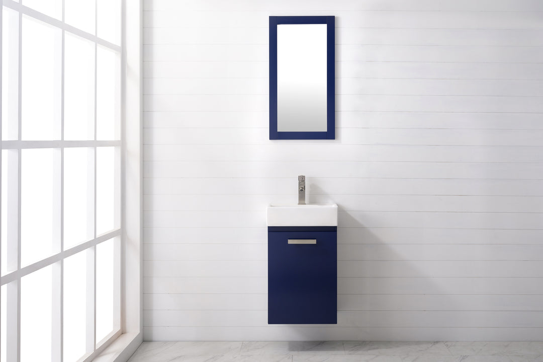 Stella 16.5" Single Sink Vanity with Porcelain Top