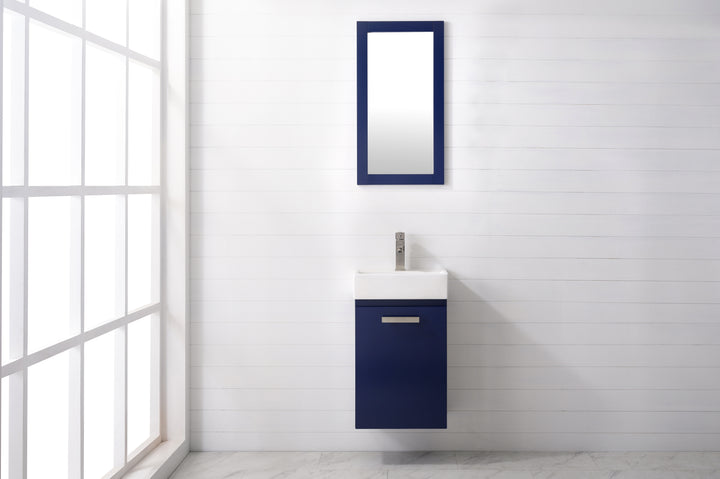 Stella 16.5" Single Sink Vanity with Porcelain Top