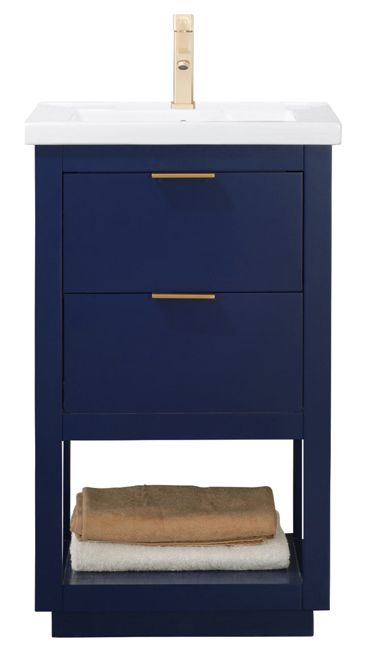 Klein 20" Single Sink Vanity with Porcelain Top