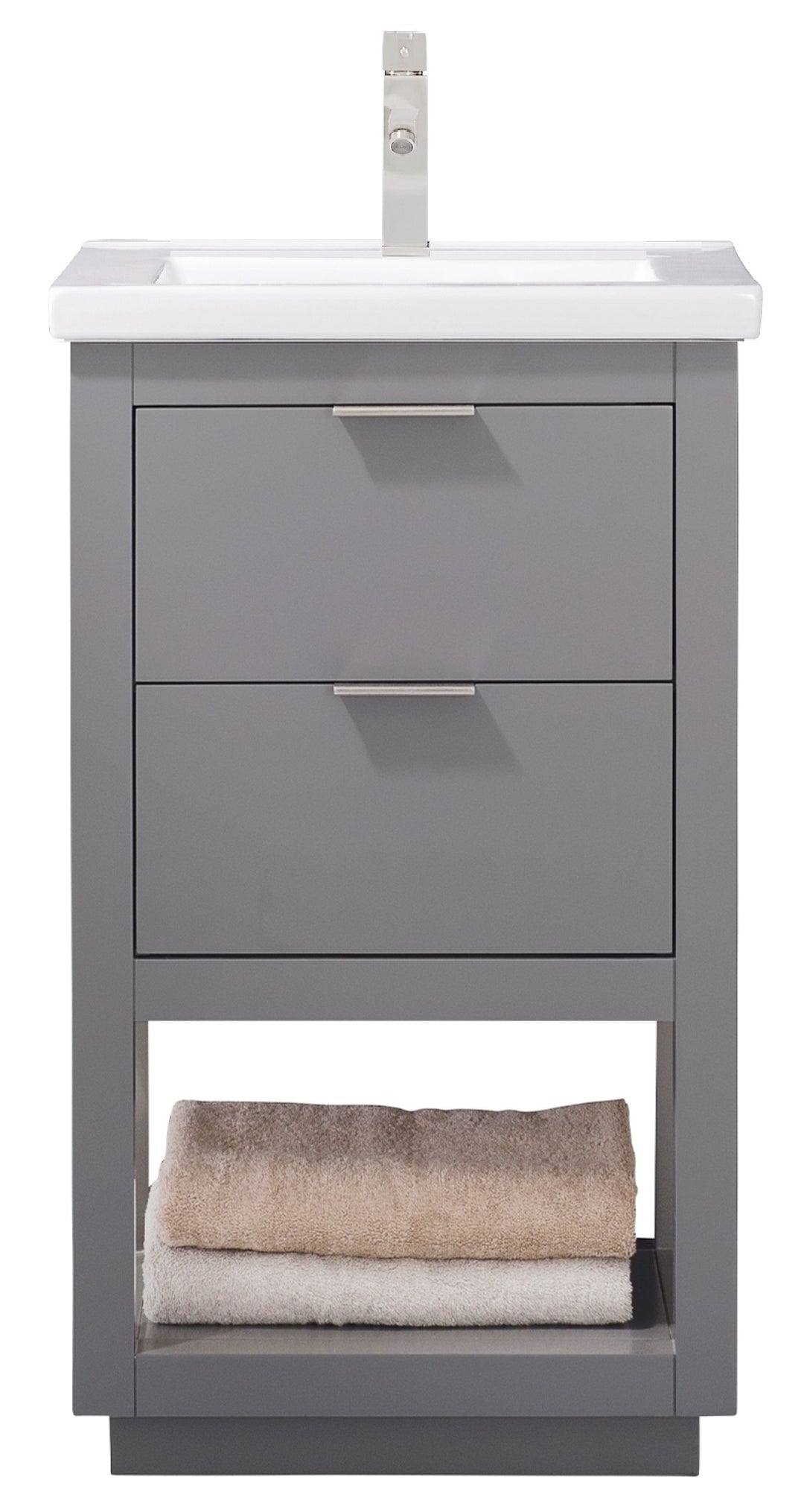 Klein 20" Single Sink Vanity with Porcelain Top