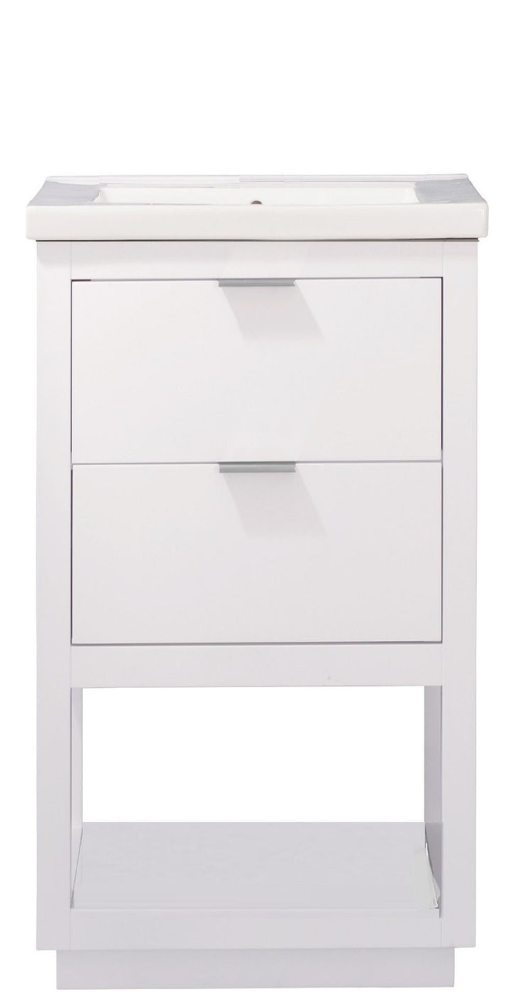 Klein 20" Single Sink Vanity with Porcelain Top