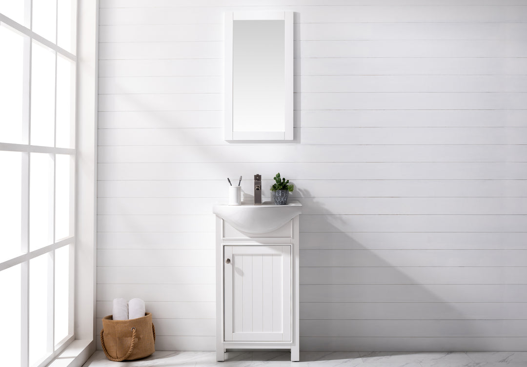 Marian 20" Single Sink Vanity with Porcelain Top