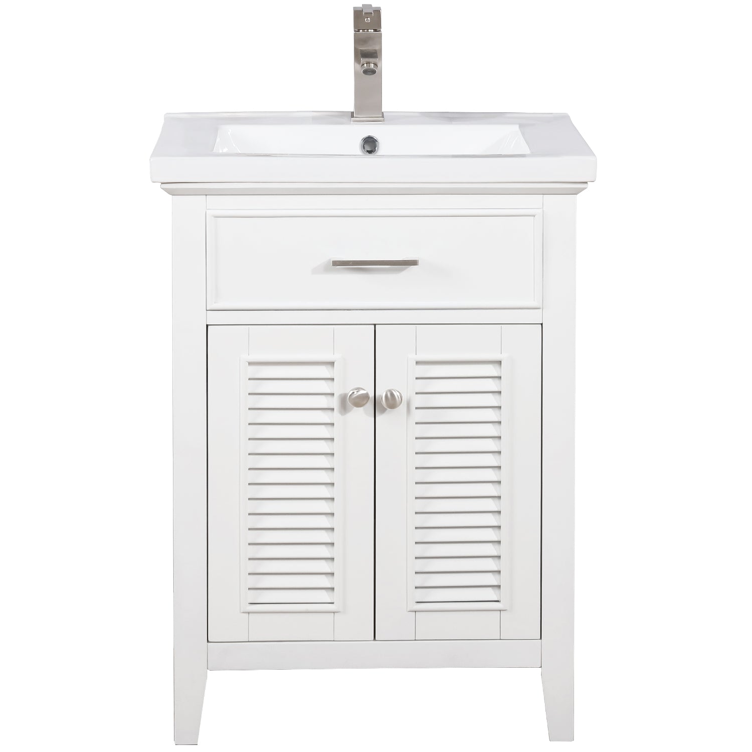 Cameron 24" Single Sink Vanity with Porcelain Top