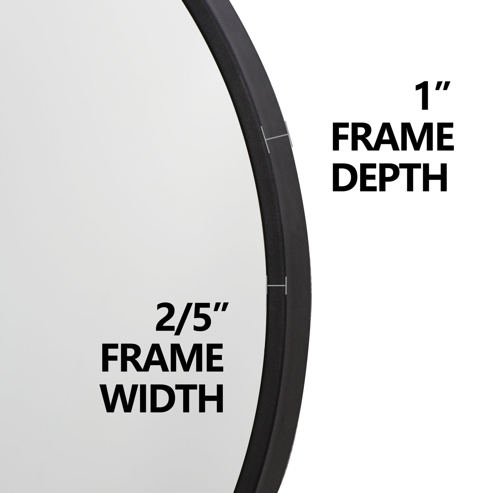 Vera Round Vanity Mirror Stainless Steel Frame  28" x 28"  Round